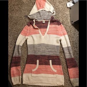 Roxy oversized crochet sweater